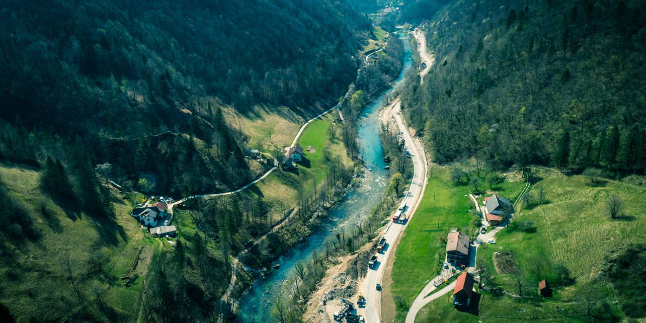 Reconstruction of the main road Dolenja Trebuša–Želin, section I