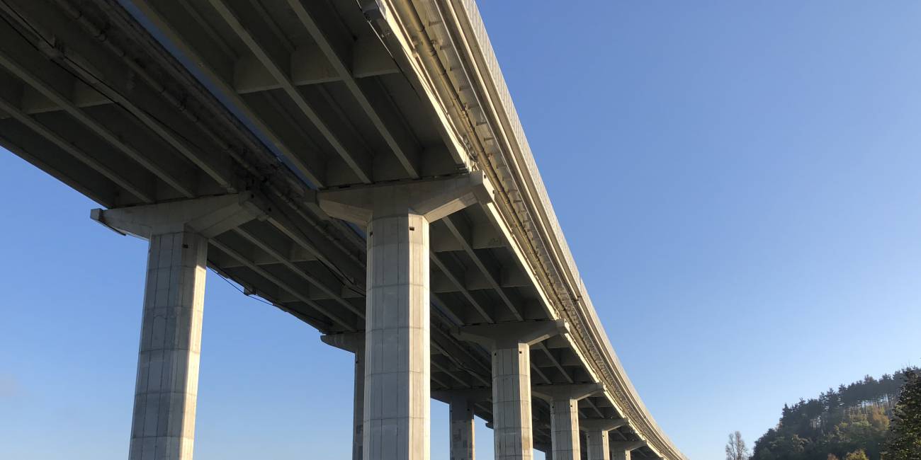 Completed restoration of a nearly half a century old viaduct