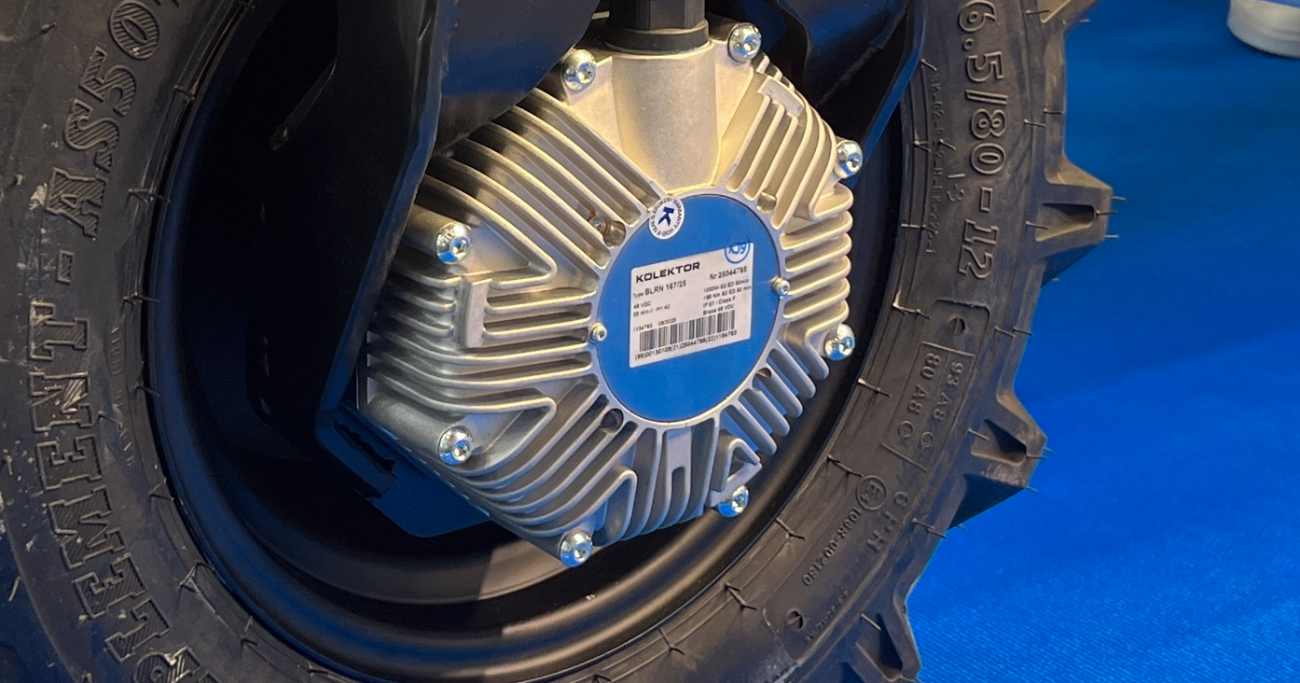 Kolektor motor integrated in the Tripard 500 robot, designed for fully automated plant assessment and crop quality monitoring.