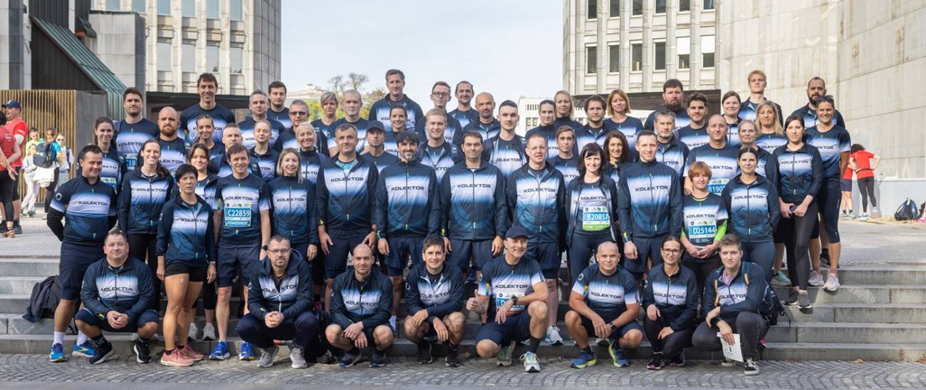 230 runners, one team: Kolektor at the Ljubljana Marathon