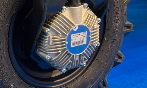 Kolektor motor integrated in the Tripard 500 robot, designed for fully automated plant assessment and crop quality monitoring.