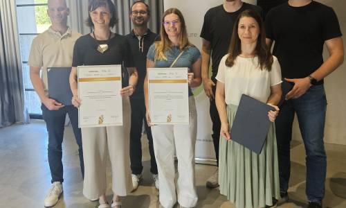 Kolektor Mobility received two gold awards: one for the innovation of a plastomagnet based on 100% recycled NdFeB powder, and another for the development of a dual e-pump for high-pressure and low-pressure operation.