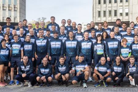 230 runners, one team: Kolektor at the Ljubljana Marathon